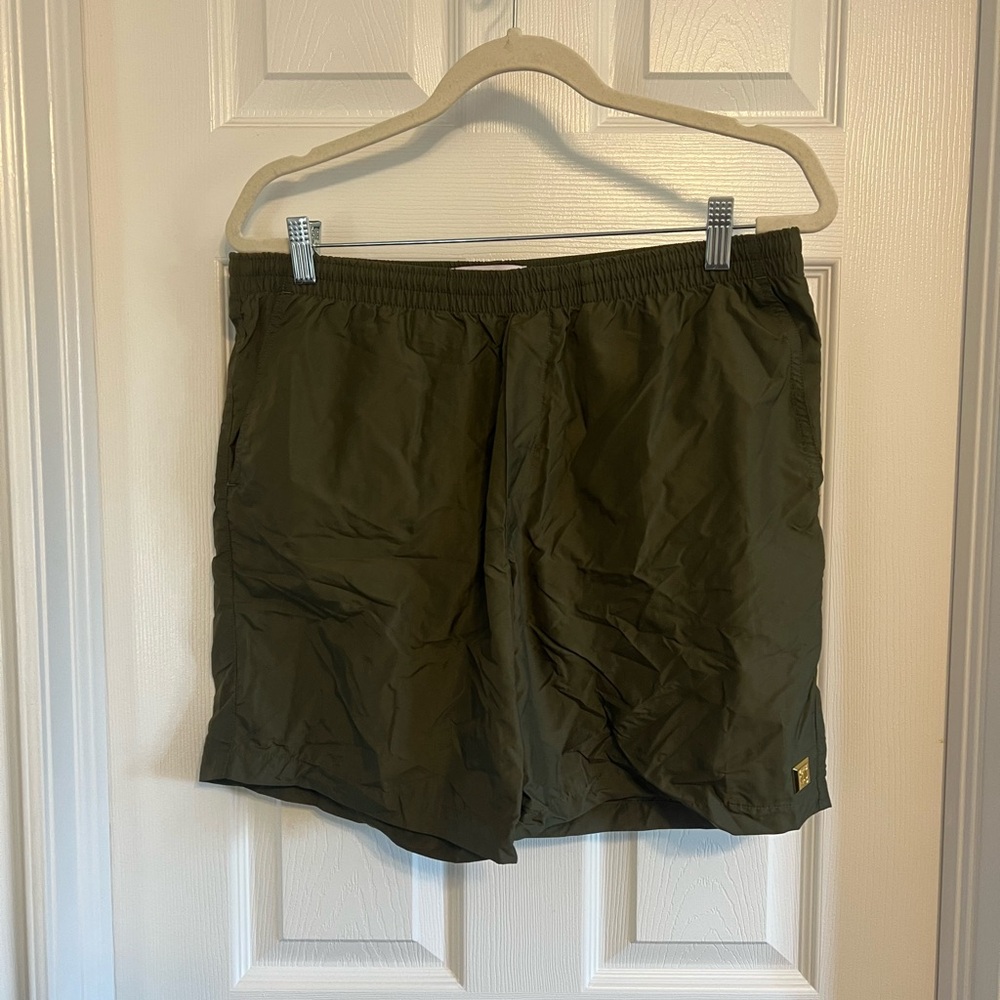 THAMES Mudlarkers Green Swim Shorts
